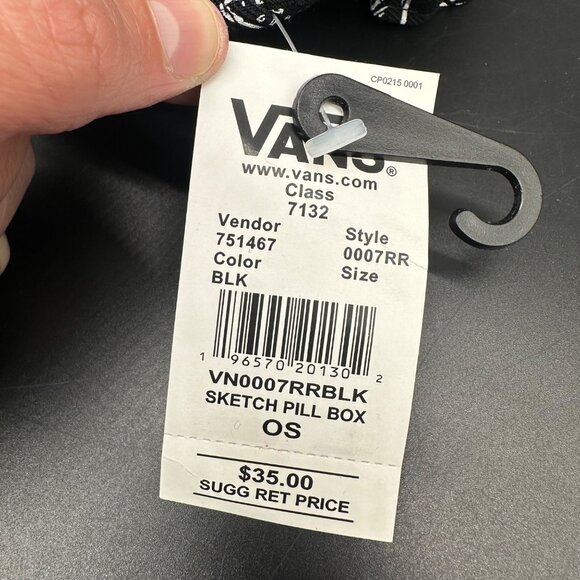 Vans Stranger Things Sketch Pill Box Hat Cap Limited Edition OS Lenticular Patch - Picture 6 of 12